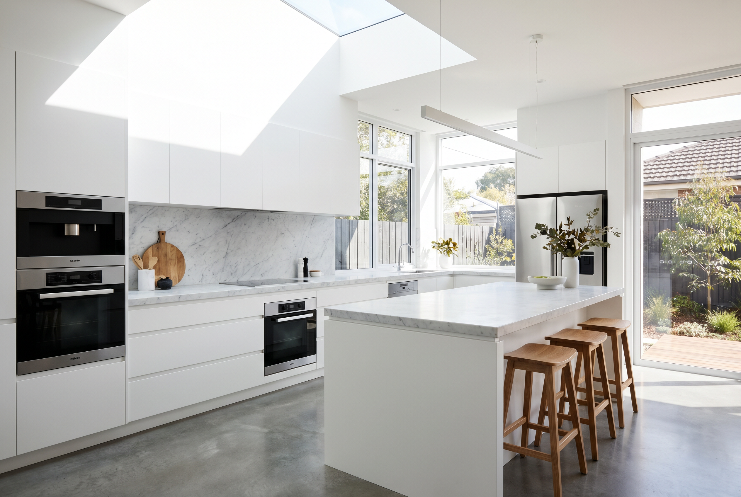 Modern open-plan kitchen
